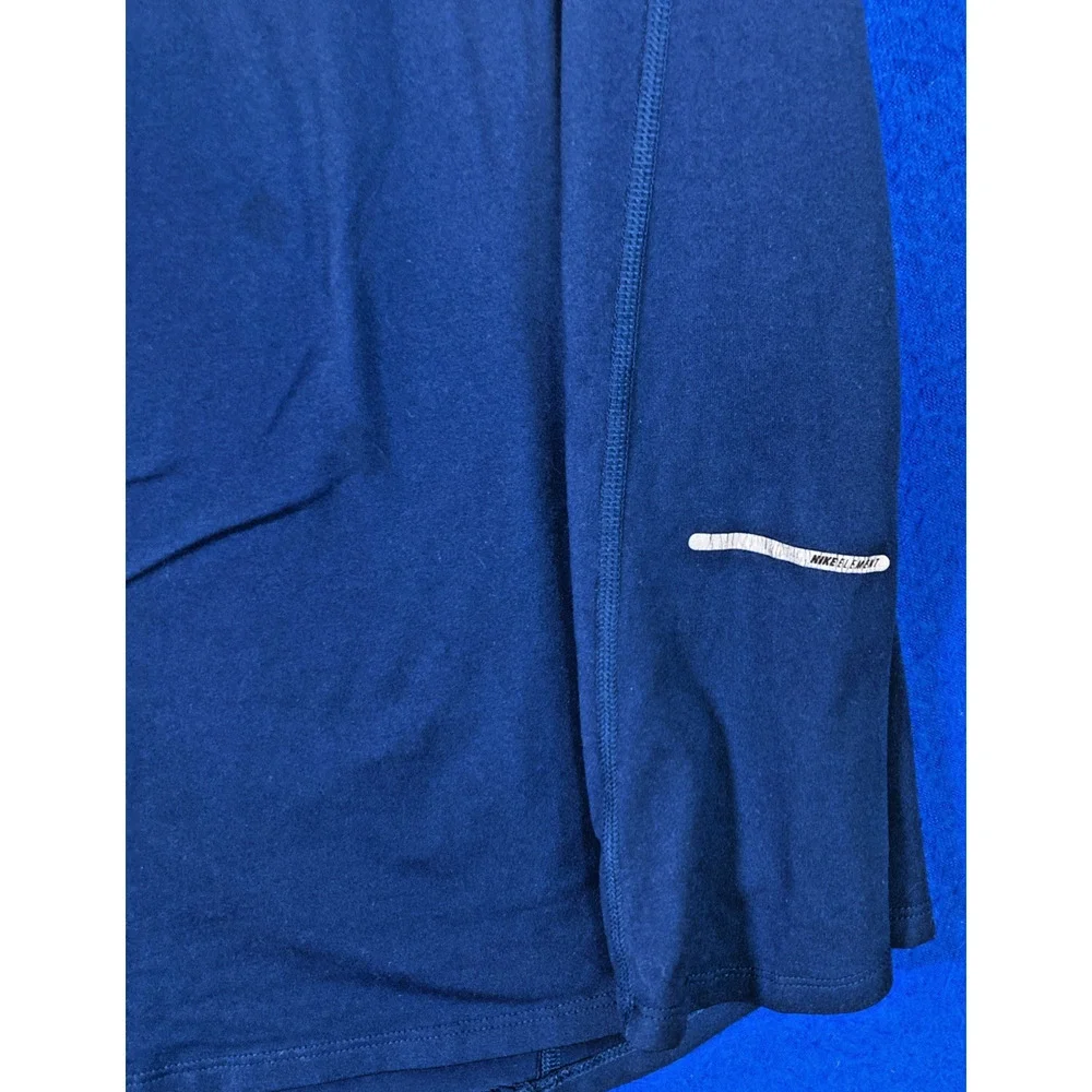 Nike Element Running 1/4 Zip Dri-Fit Pullover Long Sleeve Blue Mens Size Small